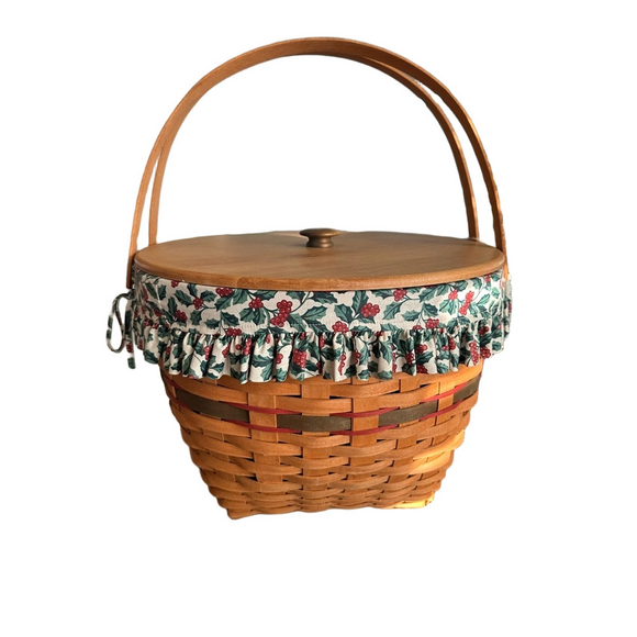 Longaberger Other - Longaberger 17” XL Sewing Basket🦋🦋🦋